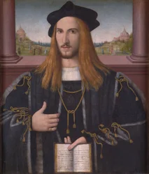Portræt af Alberto III Pio